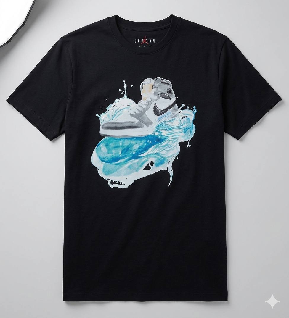 T-shirt jordan water Splash