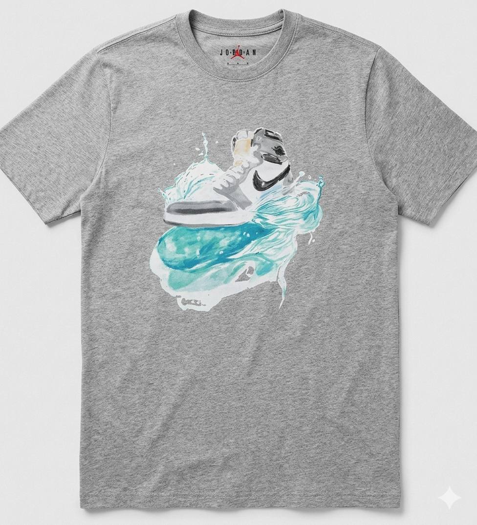 T-shirt jordan water Splash